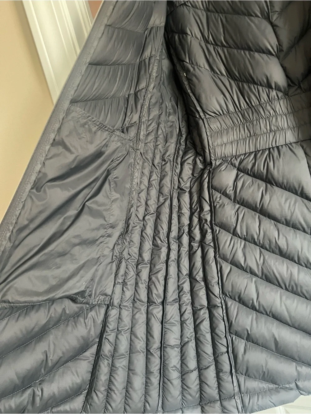 Michael Kors Gray Quilted Puffer Jacket